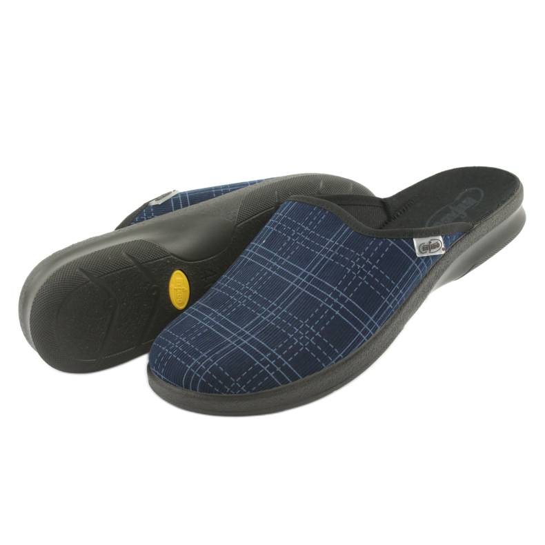 Sapatos masculinos Befado pu 548M010 azul marinho azul 5