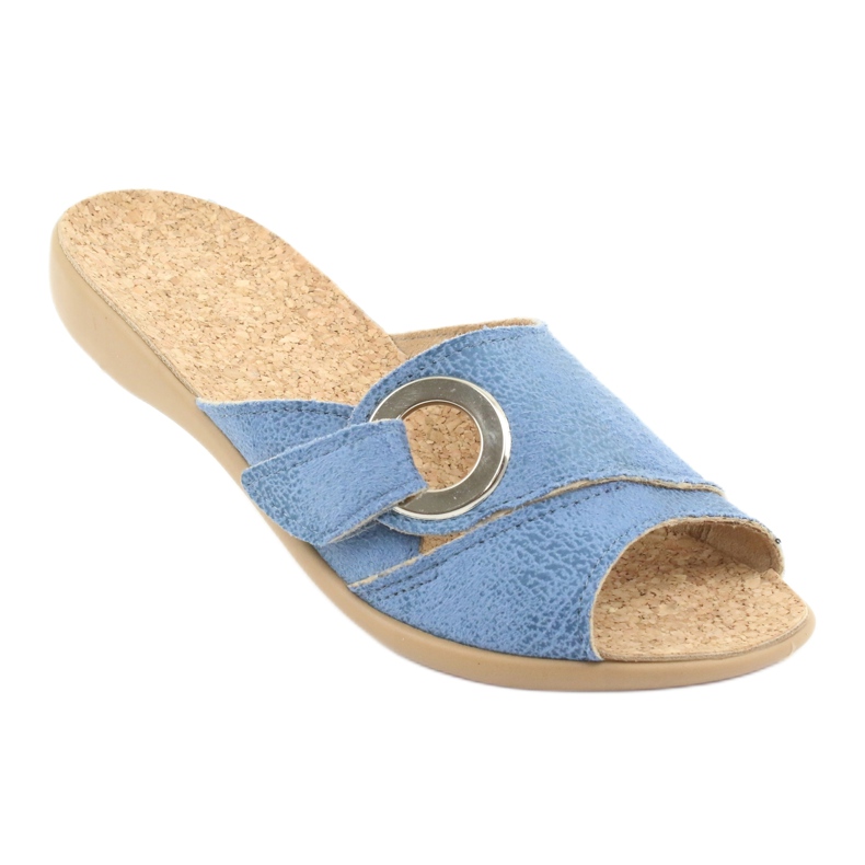 Sapatos femininos Befado pu 265D015 azul 1