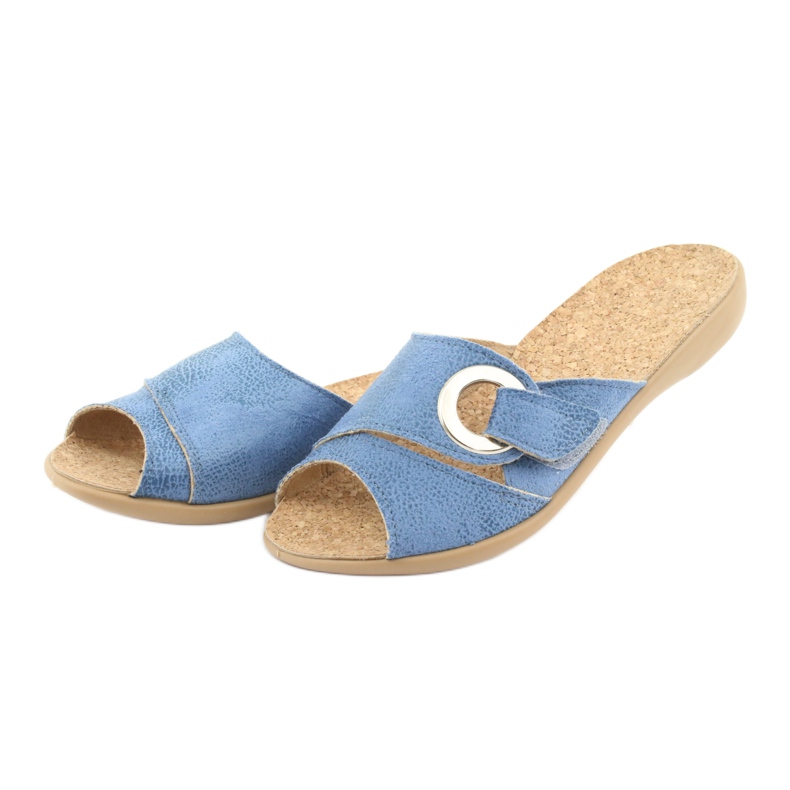 Sapatos femininos Befado pu 265D015 azul 3