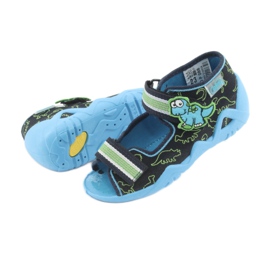 Calçado infantil verde Befado 250P088 azul marinho azul 5