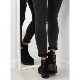 Botas pretas Chelsea com tachas Z175 Pretas preto 1