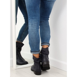 Botas azul marinho para mulheres 1127-PA DK.BLUE 2