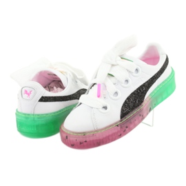 Plataforma Candy Princesa Sophia Webster PUMA Branco PUMA Preto rosa verde 3