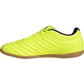Chuteiras Adidas Copa 19.4 In M F35487 preto amarelo 2