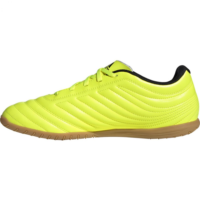 Chuteiras Adidas Copa 19.4 In M F35487 preto amarelo 2