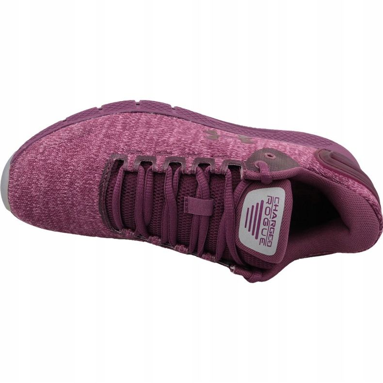 Under Armour Charged Rogue Twist W 3022686-500 tênis vermelho 2
