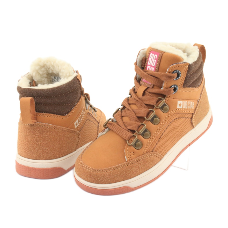 Tênis Big Star 374085 marrom multicolorido 3