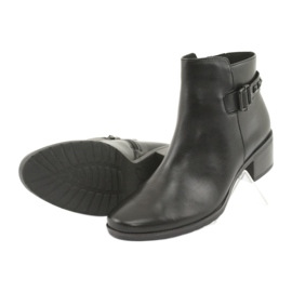 Botas de couro femininas de Caprice com pregos 25433 preto 4 Botas de couro femininas de Caprice com pregos 25433 preto 4