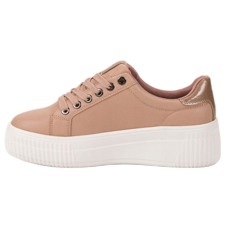 Kylie Calçados esportivos na plataforma castanho 1