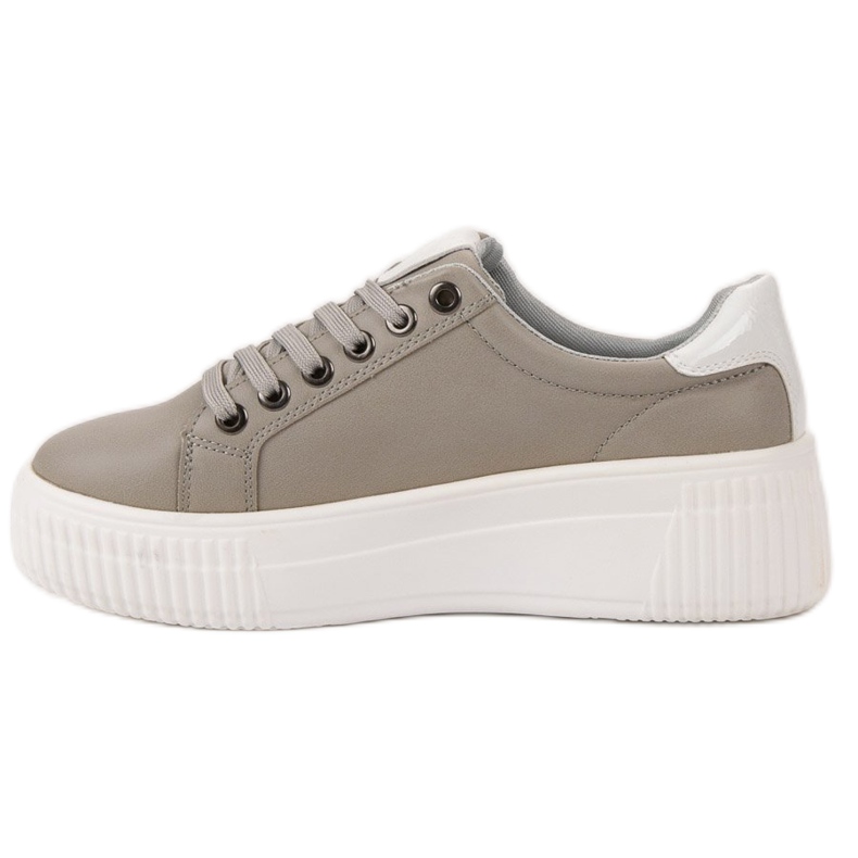 Kylie Calçados esportivos na plataforma cinza 1