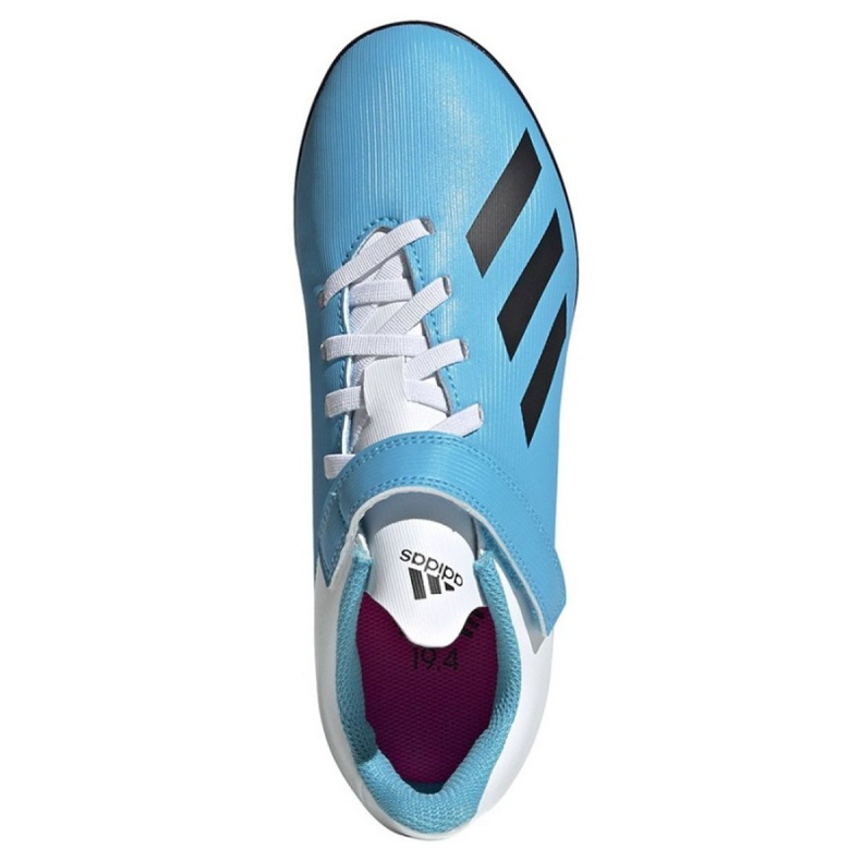 Sapatos azuis Adidas X 19.4 H&amp;L Tf Jr EF9126 azul azul 1