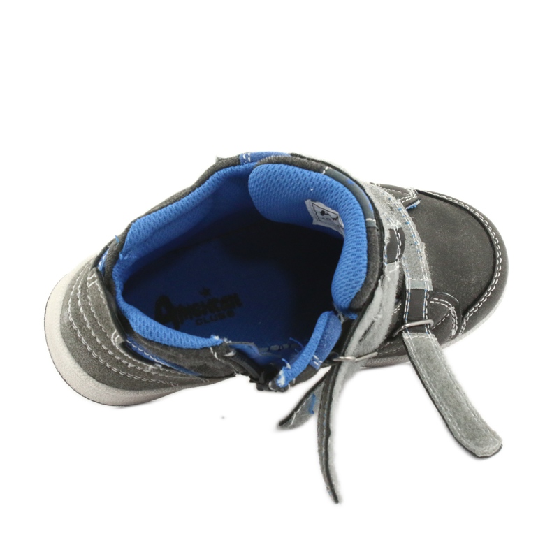 Tênis esportivos de cano alto American Club ES, cinza azul 5