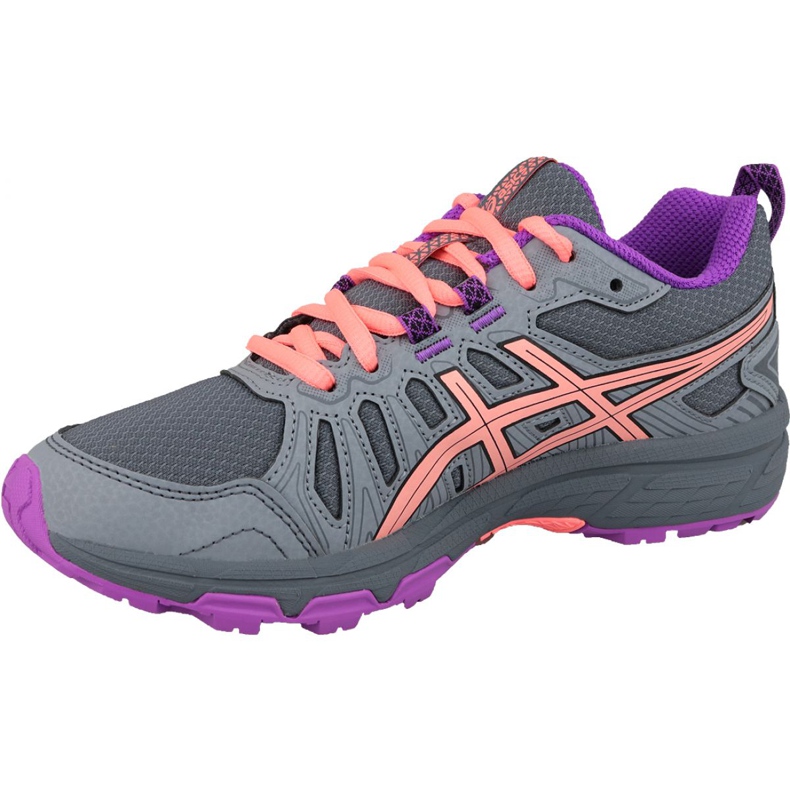 Tênis de corrida Asics Gel-Venture 7 Gs Jr 1014A072-020 cinza 1