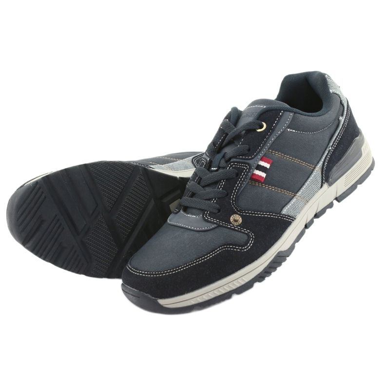 Calçados esportivos American Club AA08 azul marinho cinza 4