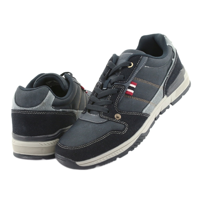 Calçados esportivos American Club AA08 azul marinho cinza 3