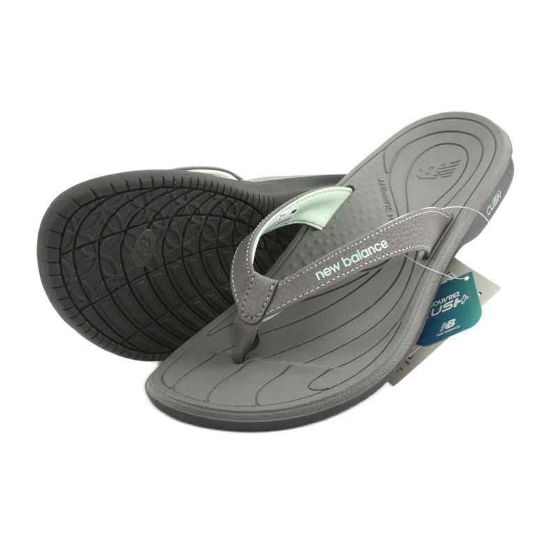 Flip-flops New Balance M W6091GR cinza verde 9