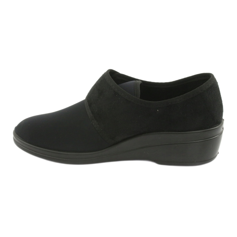 Chinelos femininos DR.ORTO Befado com velcro, pu 033D002, preto 2
