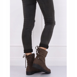 Botas femininas verdes em cáqui 7378-PA Verde 1