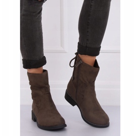 Botas femininas verdes em cáqui 7378-PA Verde 2