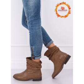 Botas marrons femininas marrons 1127-PA Khaki marrom 1