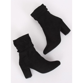 Botas pretas FR-1186 pretas de salto alto preto 1