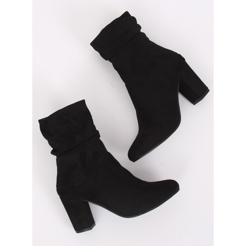 Botas pretas FR-1186 pretas de salto alto preto 1