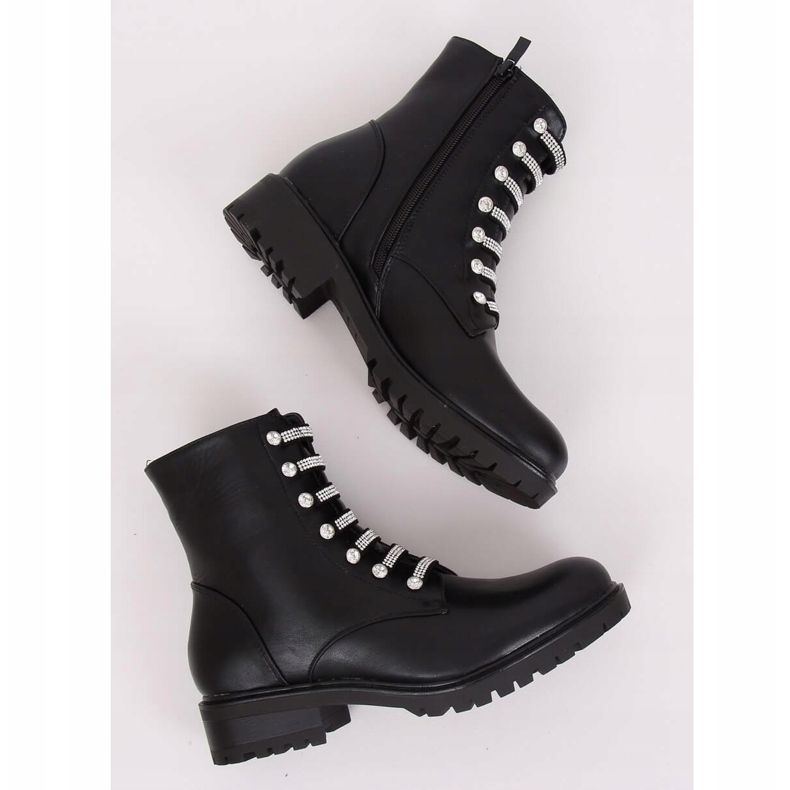Botas militares pretas NC876 pretas preto 1