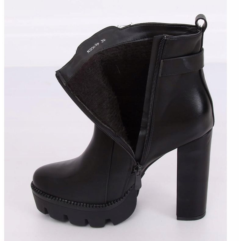 Botas plataforma pretas NS069P pretas preto 2