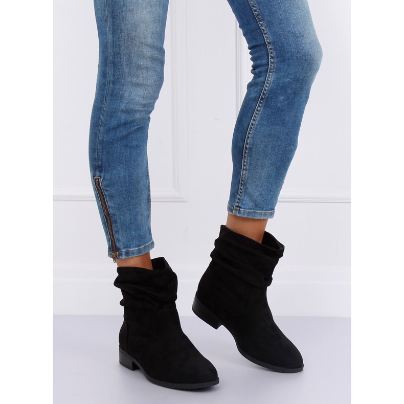 Botas femininas pretas Z192 pretas preto 1