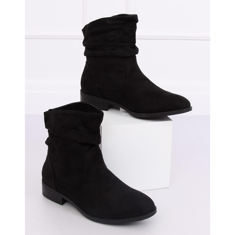 Botas femininas pretas Z192 pretas preto 2