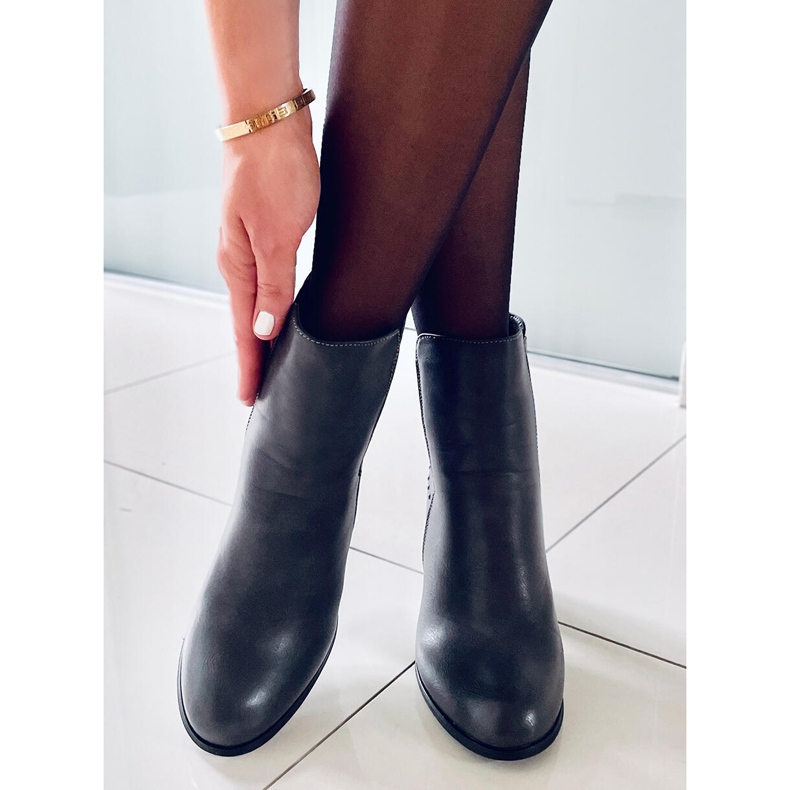 Clássico cinza salto alto cinza 88097 cinza 2