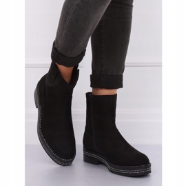 Botas pretas rasas femininas pretas CH1812-2 pretas preto 1