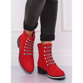 Botas militares vermelhas CH1818-2 vermelhas vermelho 1