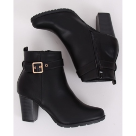 Botas pretas de salto alto F169 pretas preto 2