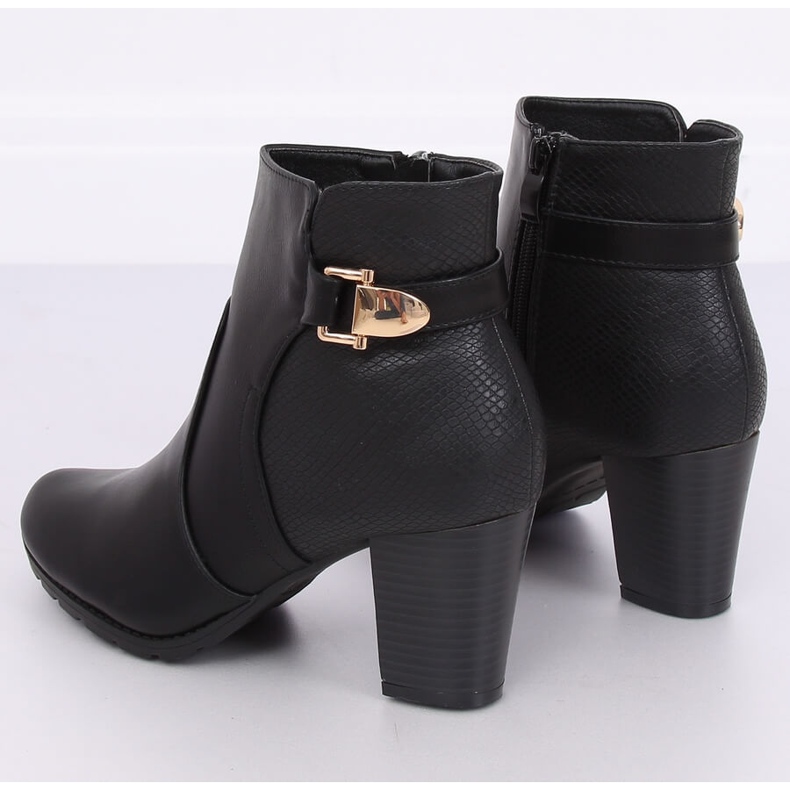 Botas pretas de salto alto F168 pretas preto 1