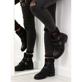 Botas pretas femininas pretas S165 pretas preto 1