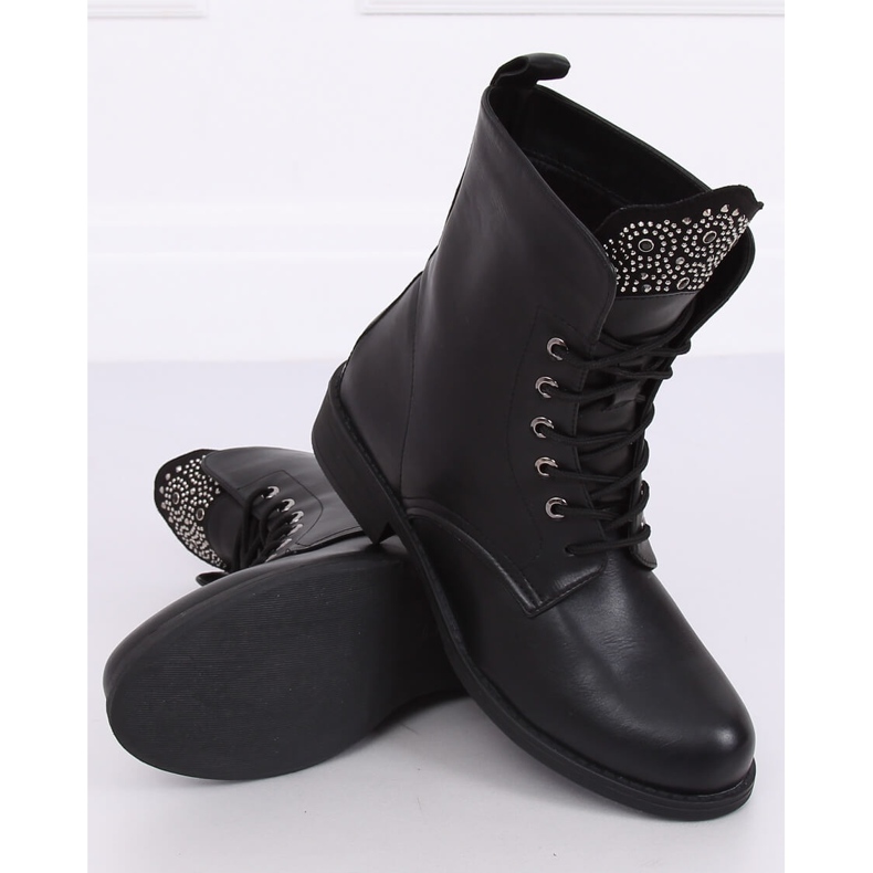 Botas militares pretas 7369-PA pretas preto 2
