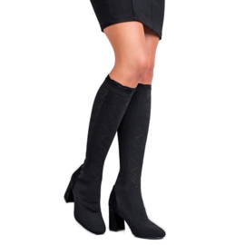 Seastar Botas pretas com orifícios preto 1
