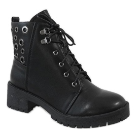 Botas caçadores G157-1 femininas negras preto 1