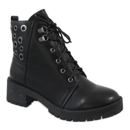 Botas caçadores G157-1 femininas negras preto 1 Botas caçadores G157-1 femininas negras preto 1