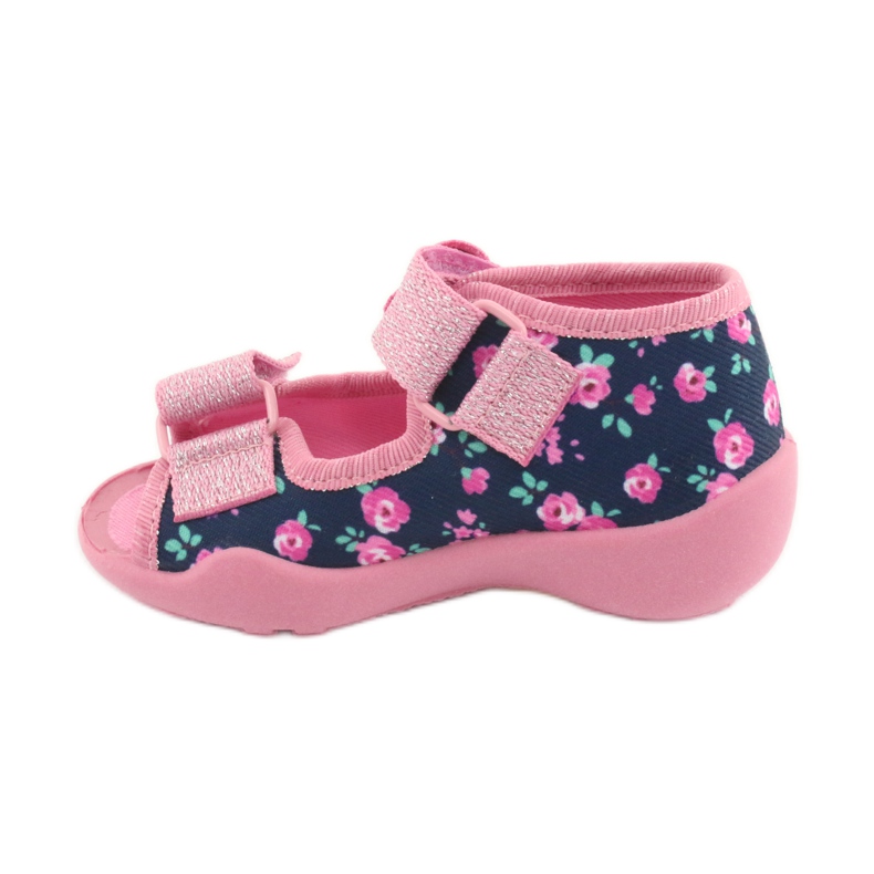 Calçado infantil amarelo Befado 242P094 azul marinho rosa 2