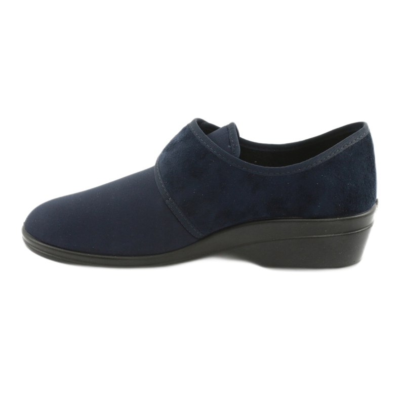 Sapatos femininos Befado pu 033D001 azul marinho 2