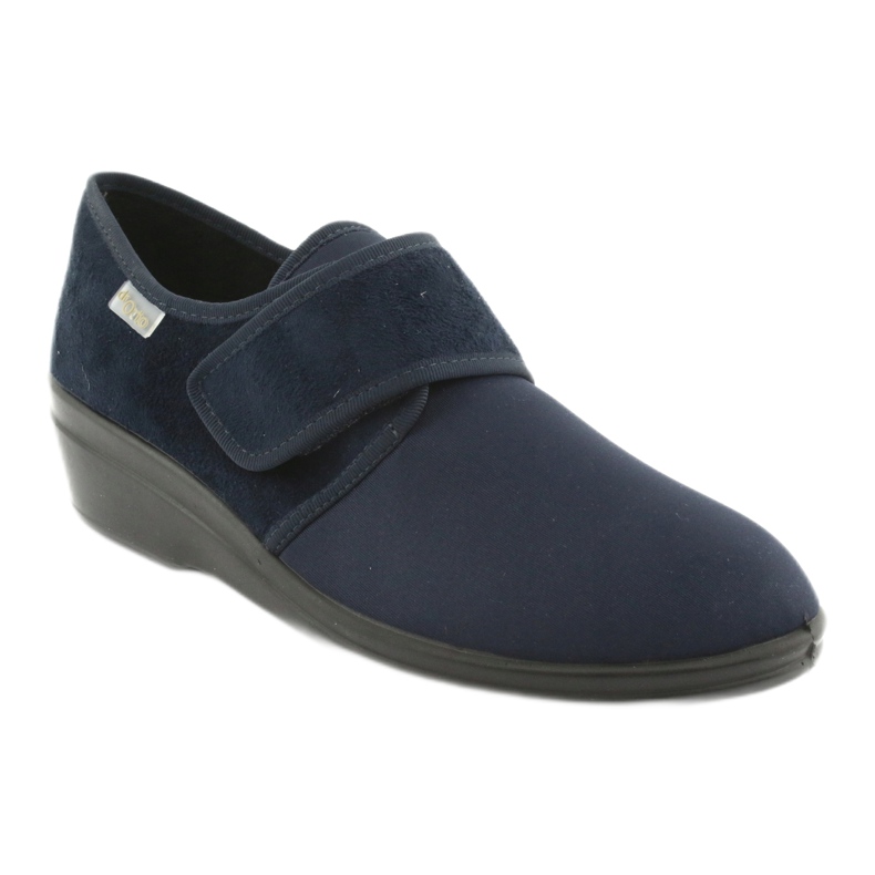 Sapatos femininos Befado pu 033D001 azul marinho 1
