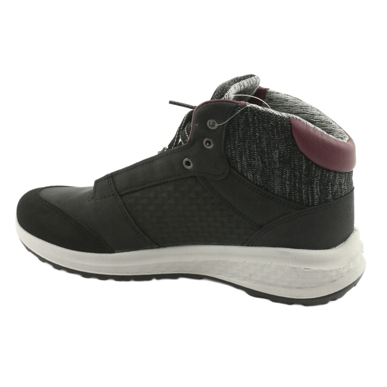 Grisport Sapatos de esporte de couro preto 2