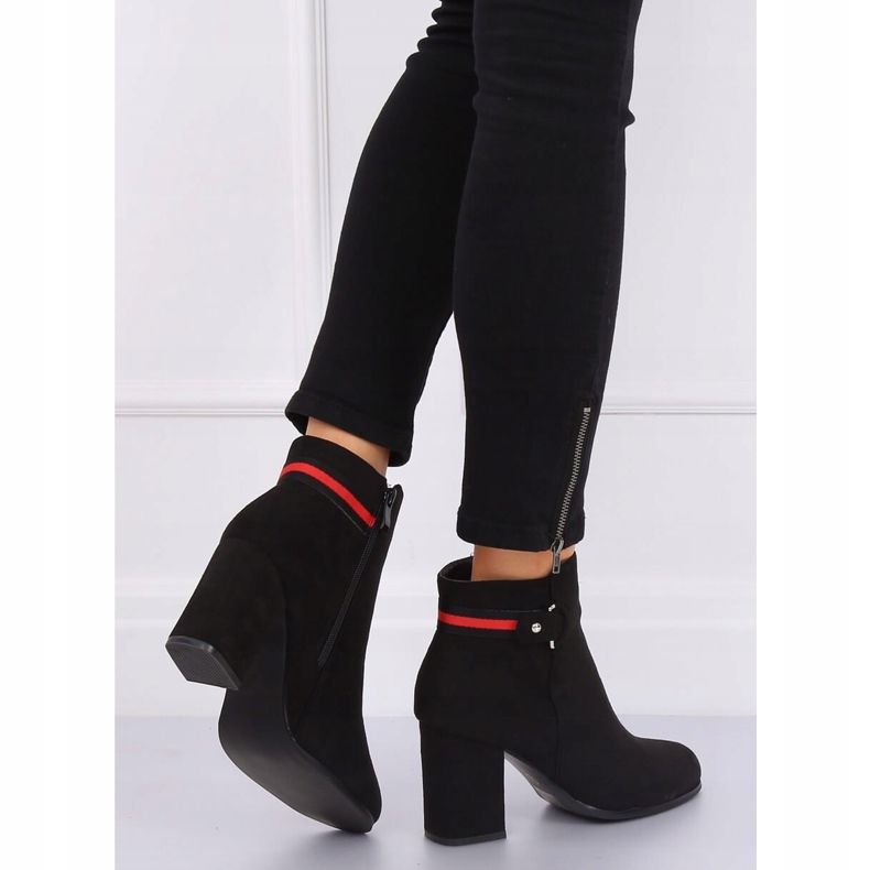 Botas pretas de salto alto NC923 preto 1