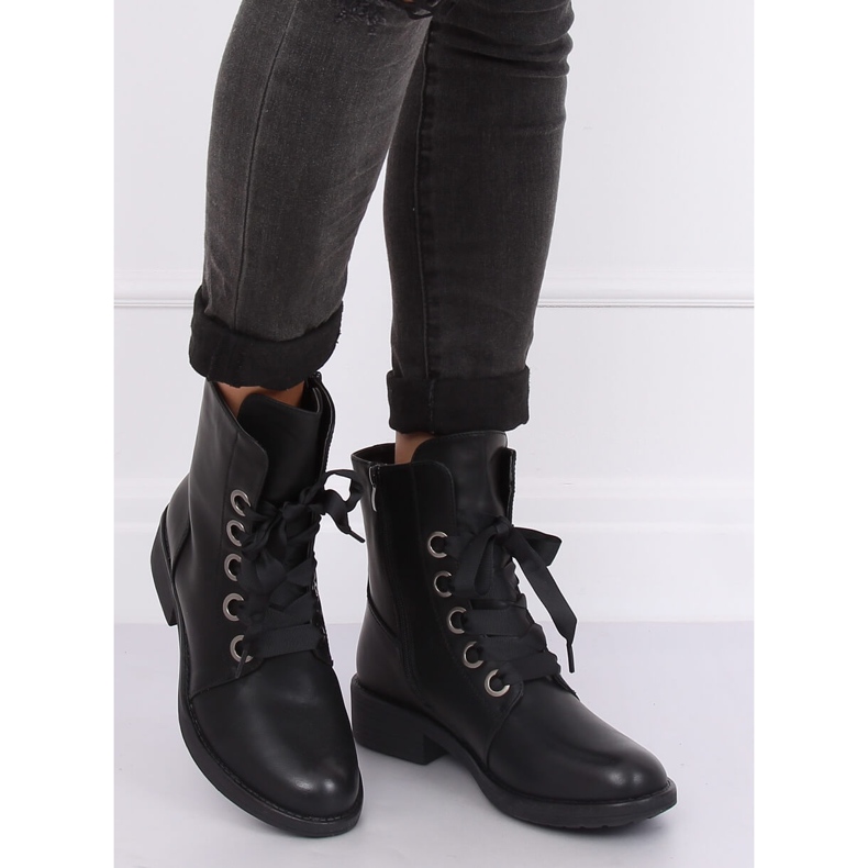 Botas de amarrar pretas ZX2805 Pretas preto 2
