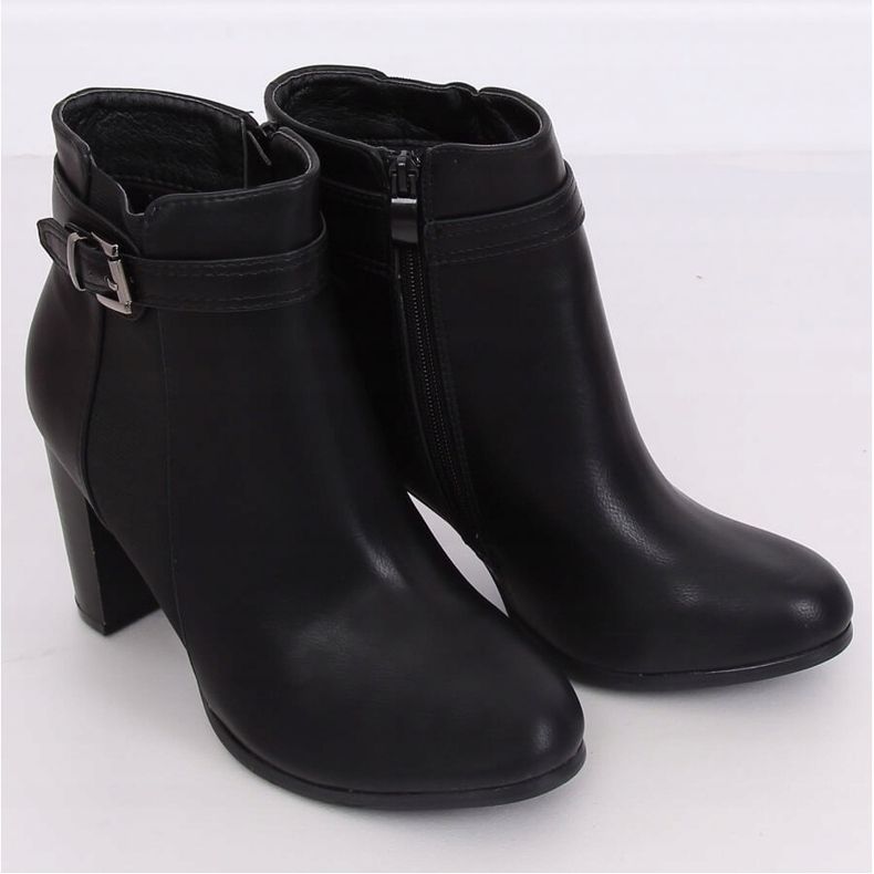 Botas pretas F815-2 pretas de salto alto preto 1