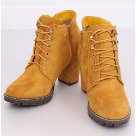 Botas de salto alto em mel 995-30 Amarelo 1