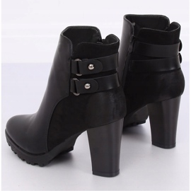 Botas pretas de salto alto Z182 pretas preto 1