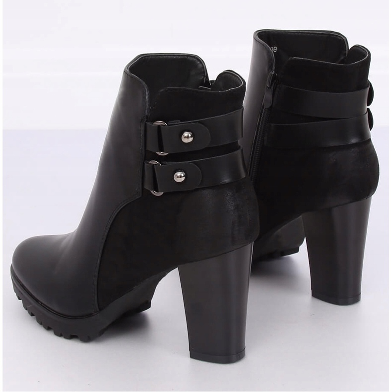 Botas pretas de salto alto Z182 pretas preto 1